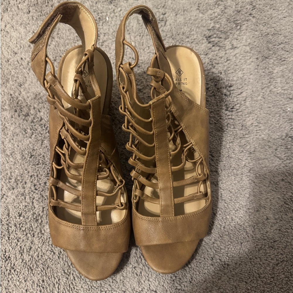 Brown Strappy Sandals